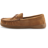 Zapatos Mocasín Trapper para Hombre – Pantuflas de Cuero para Interior y Exterior | Meberant