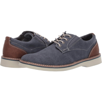 Zapatos Oxford Canvas Azul con Cordones | Meberant