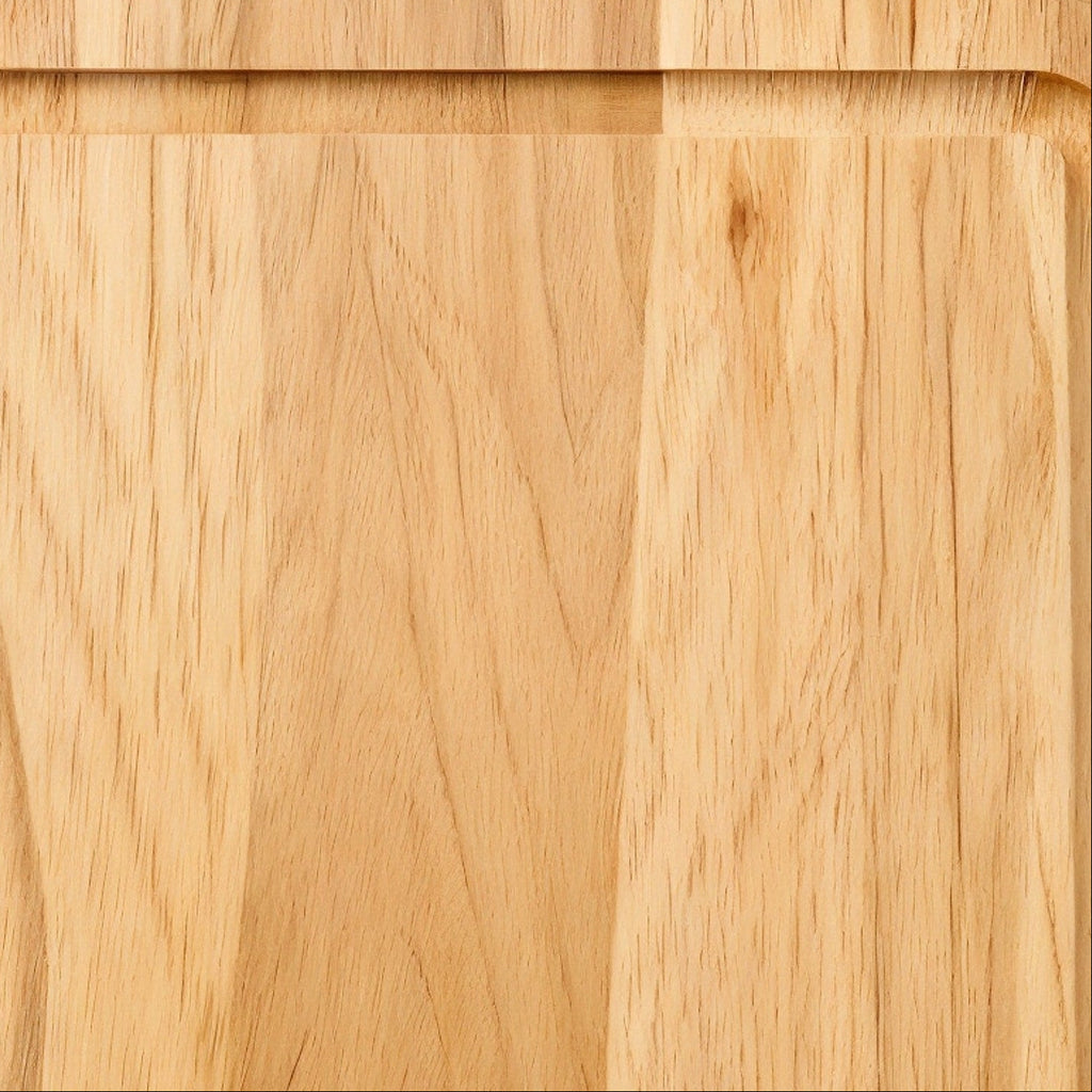 Tabla de Corte de Haya Pequeña — detalle macro de la veta de la madera
