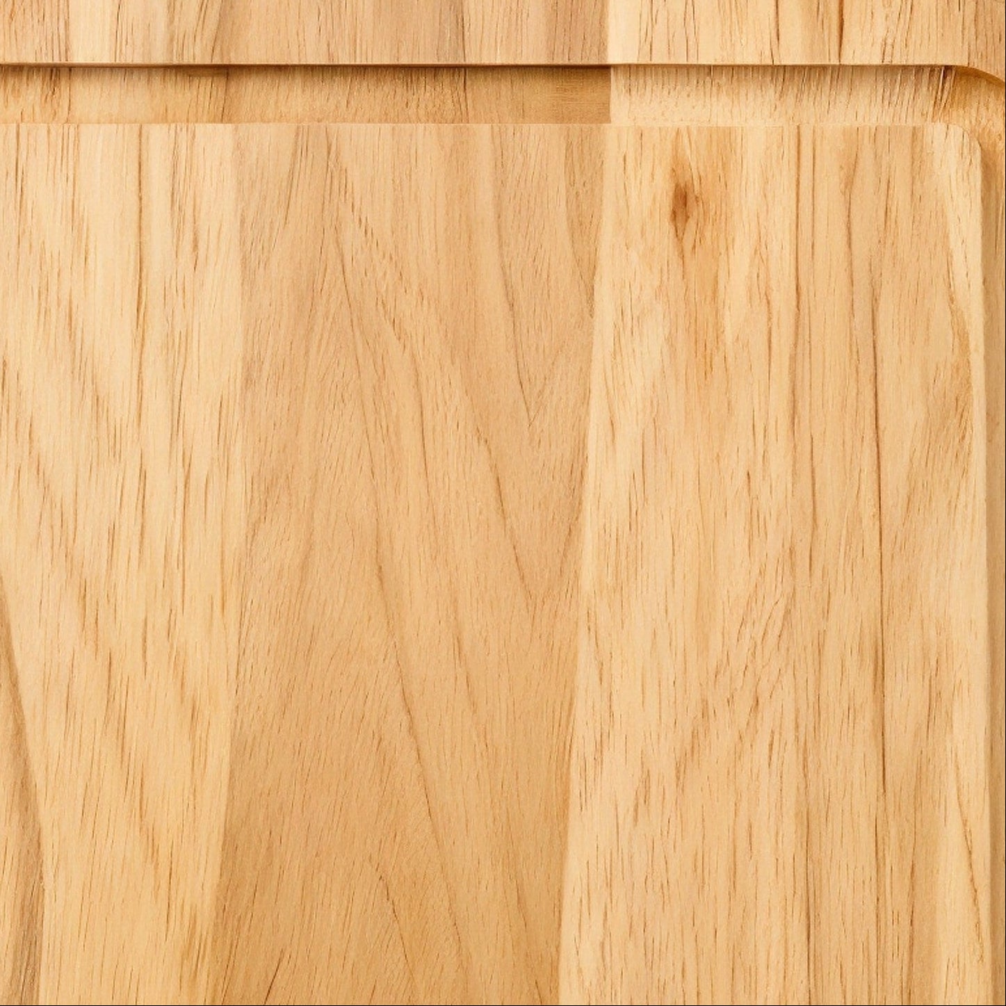Tabla de Corte de Haya Pequeña — detalle macro de la veta de la madera