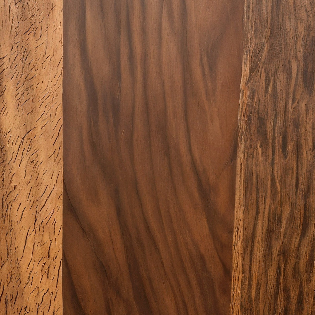 Meberant Tabla de Corte de Wengué Rectangular — detalle del grano