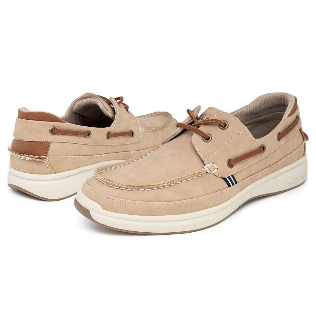 Zapatos de Hombre Bejmanox de Cuero con Cordones – Color Piel | Meberant